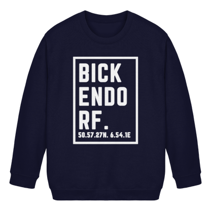 Bickendorf Koordinaten (großer Druck auf der Brust) - Kids Basic Sweatshirt