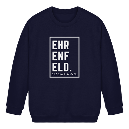 Ehrenfeld Koordinaten (großer Druck auf der Brust) - Kids Basic Sweatshirt