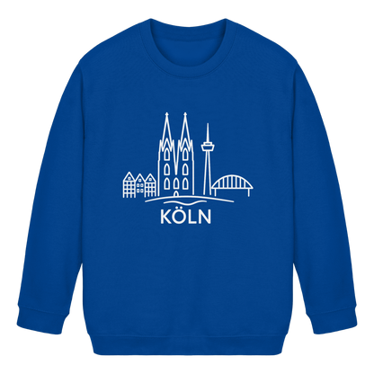 Köln Skyline (großer Druck auf der Brust) - Kids Basic Sweatshirt