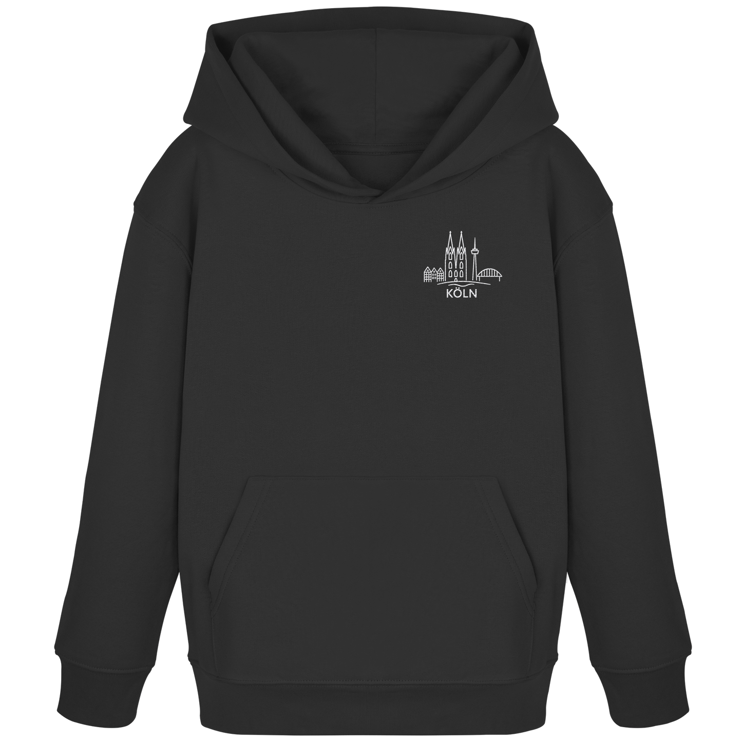 Köln Skyline Stick - Kids Organic Hoodie