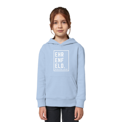 Ehrenfeld Koordinaten (großer Druck auf der Brust) - Kids Organic Hoodie