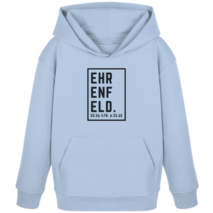 Ehrenfeld Koordinaten (großer Druck auf der Brust) - Kids Organic Hoodie