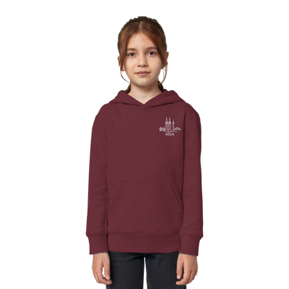 Köln Skyline Stick - Kids Organic Hoodie