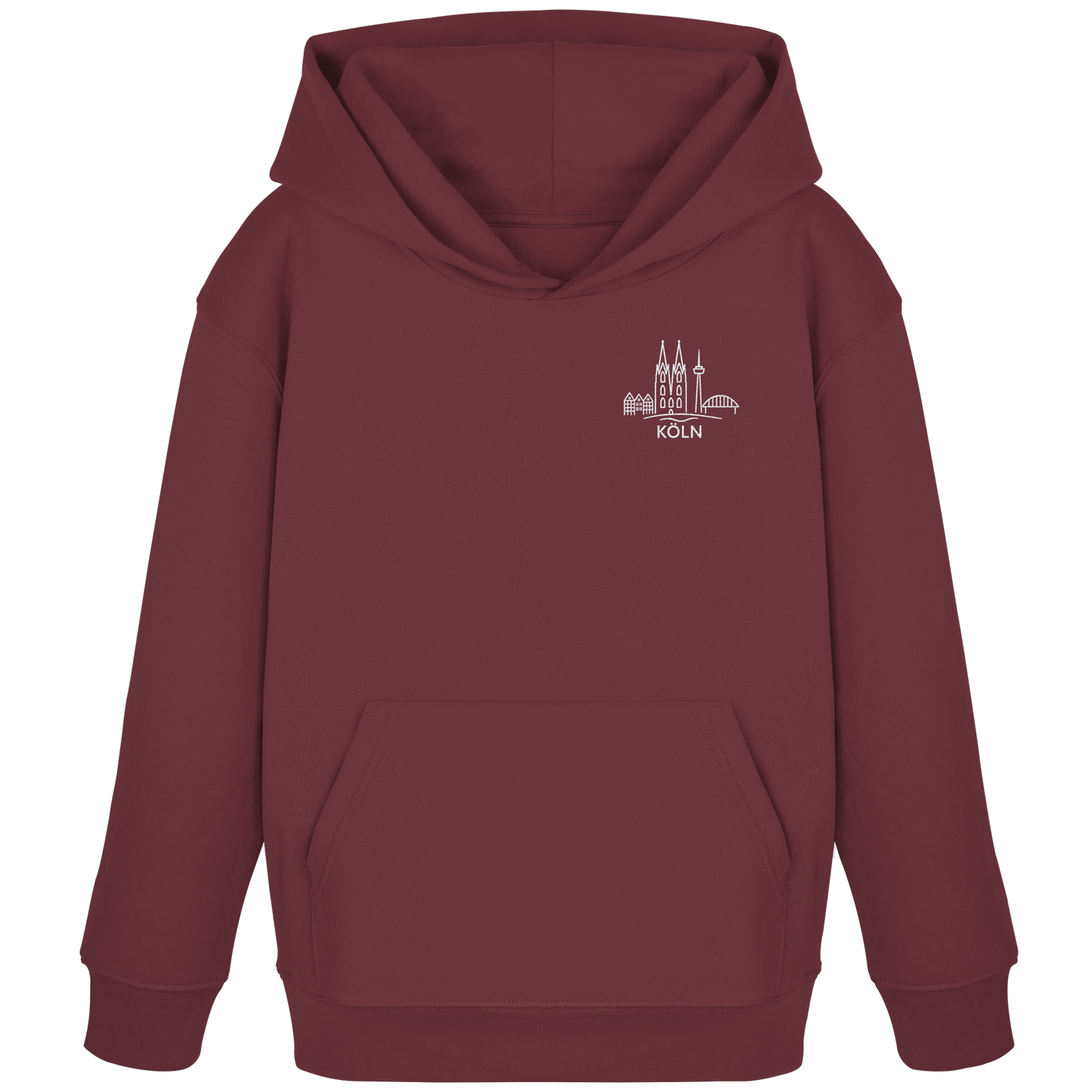 Köln Skyline Stick - Kids Organic Hoodie
