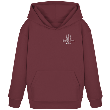 Köln Skyline Stick - Kids Organic Hoodie