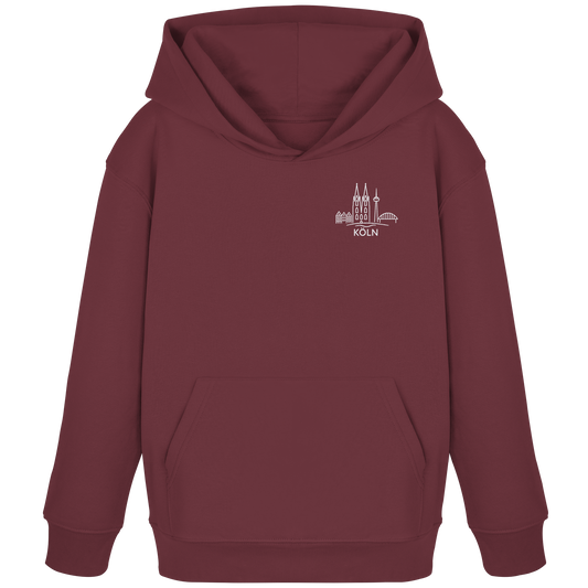 Köln Skyline Stick - Kids Organic Hoodie