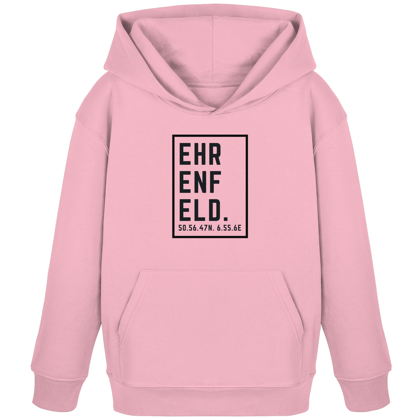 Ehrenfeld Koordinaten (großer Druck auf der Brust) - Kids Organic Hoodie