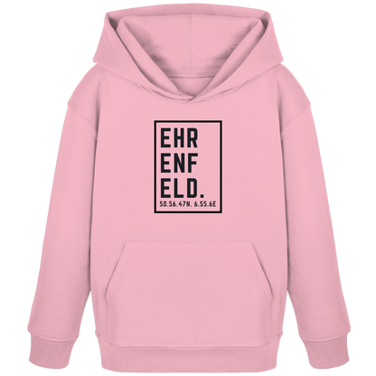 Ehrenfeld Koordinaten (großer Druck auf der Brust) - Kids Organic Hoodie