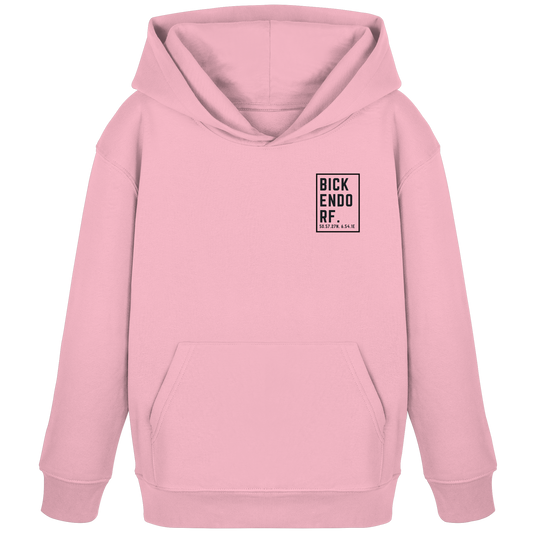 Bickendorf Koordinaten (kleiner Druck auf der Brust) - Kids Organic Hoodie