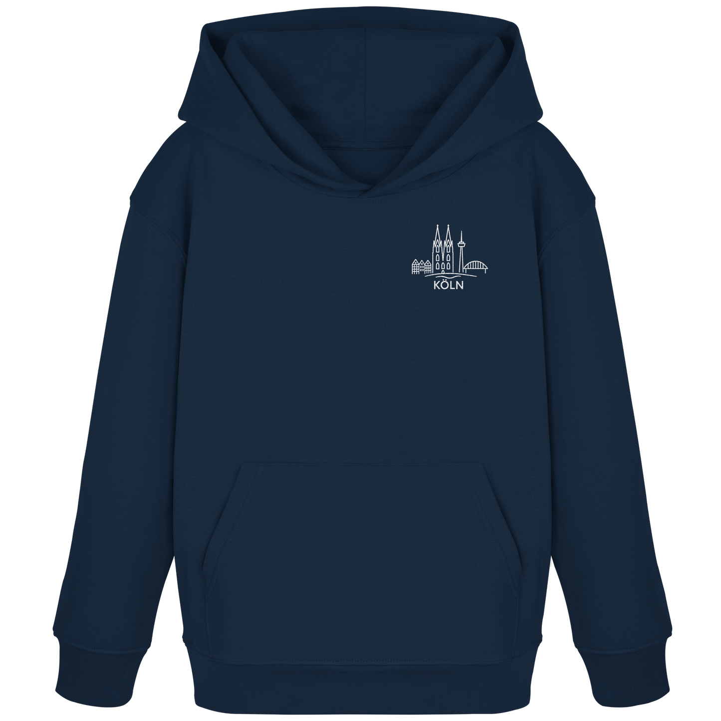 Köln Skyline Stick - Kids Organic Hoodie