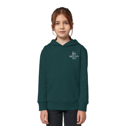 Köln Skyline Stick - Kids Organic Hoodie