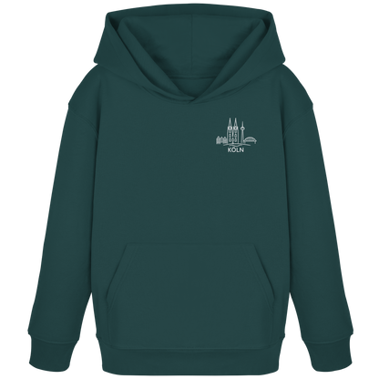 Köln Skyline Stick - Kids Organic Hoodie