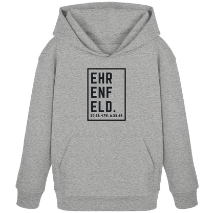 Ehrenfeld Koordinaten (großer Druck auf der Brust) - Kids Organic Hoodie