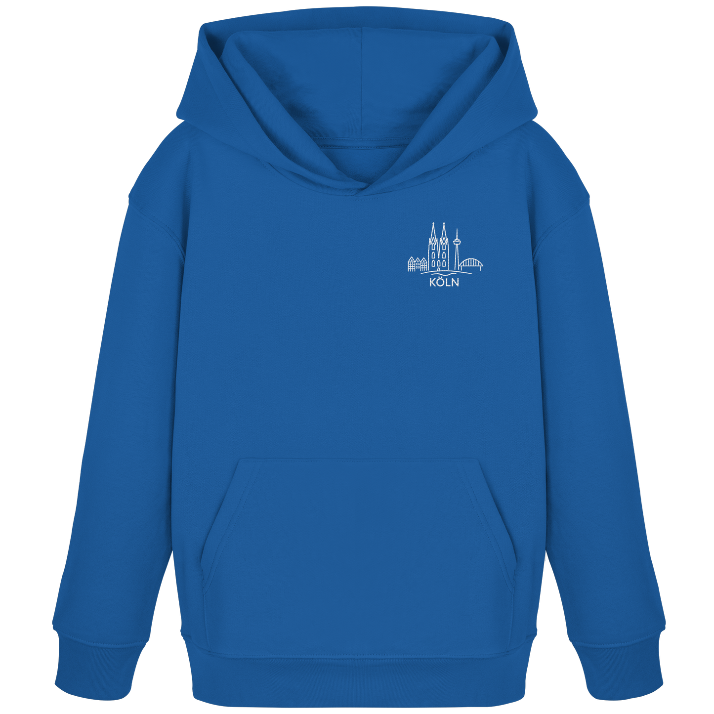 Köln Skyline Stick - Kids Organic Hoodie