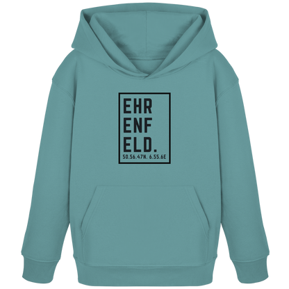 Ehrenfeld Koordinaten (großer Druck auf der Brust) - Kids Organic Hoodie