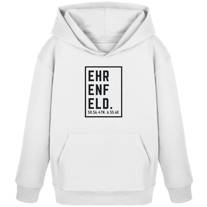Ehrenfeld Koordinaten (großer Druck auf der Brust) - Kids Organic Hoodie