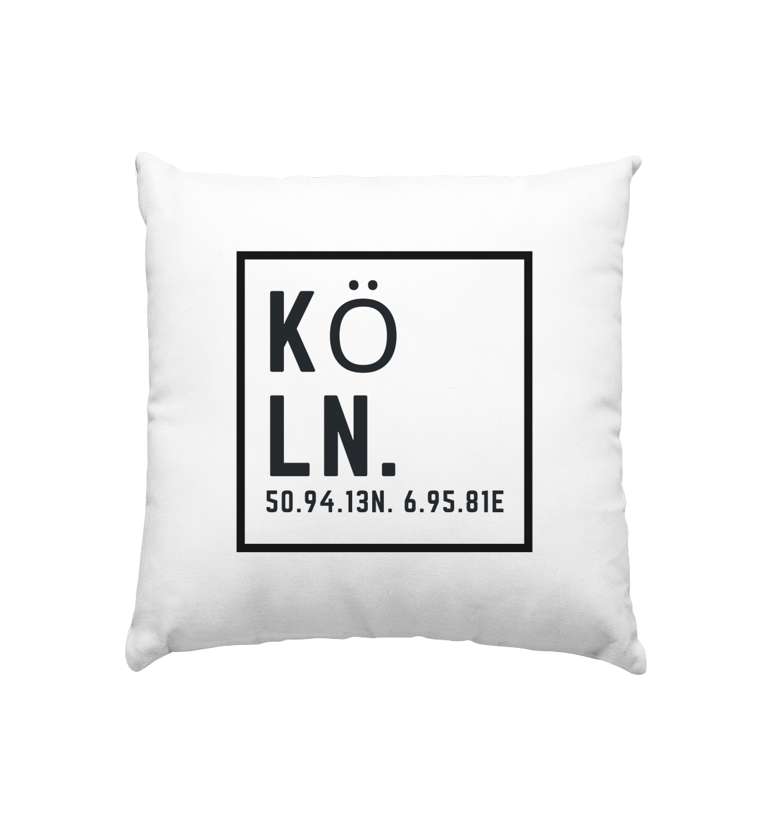 Köln Koordinaten (Druck) - Accessoires - Kissen 40x40cm