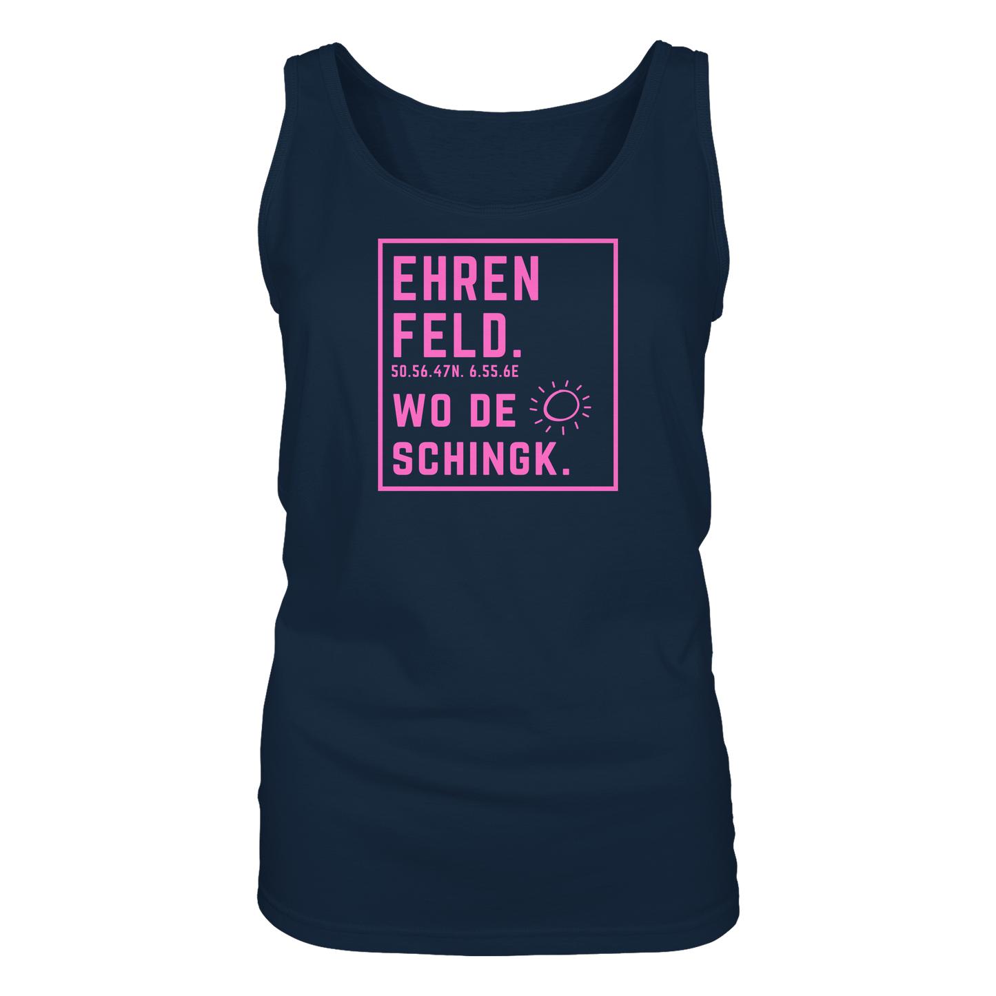 Wo de Sonn schingk - Ehrenfeld Druck   - Ladies Tank-Top