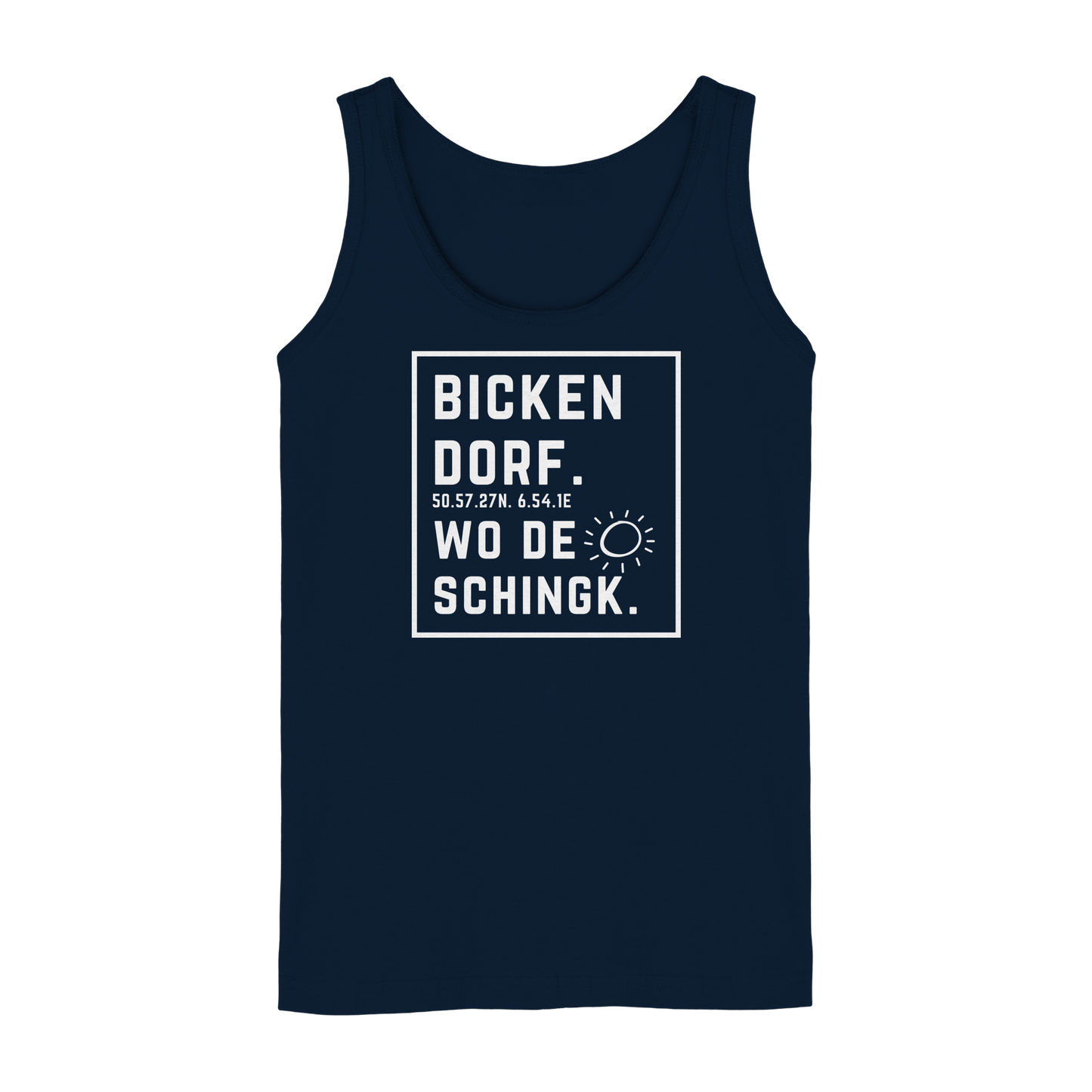 Wo de Sonn schingk - Bickendorf Druck - Ladies Tank-Top