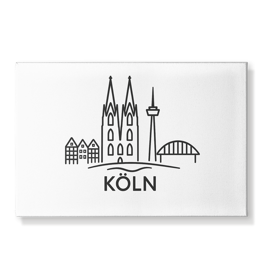 Köln Skyline (Druck) - Leinwand 45x30cm