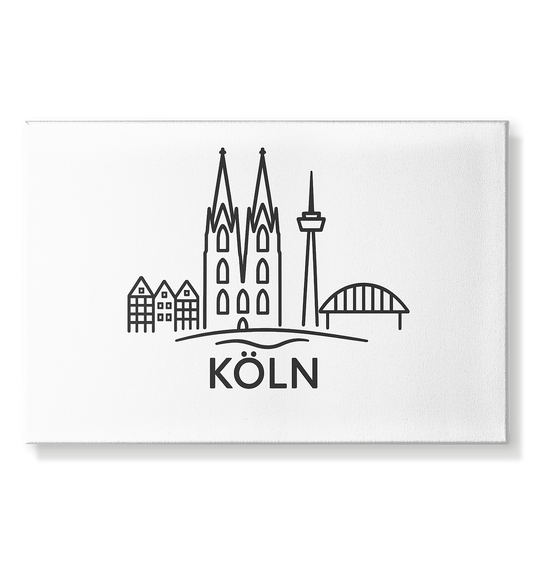 Köln Skyline (Druck) - Leinwand 60x40cm