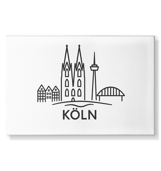 Köln Skyline (Druck) - Leinwand 75x50cm