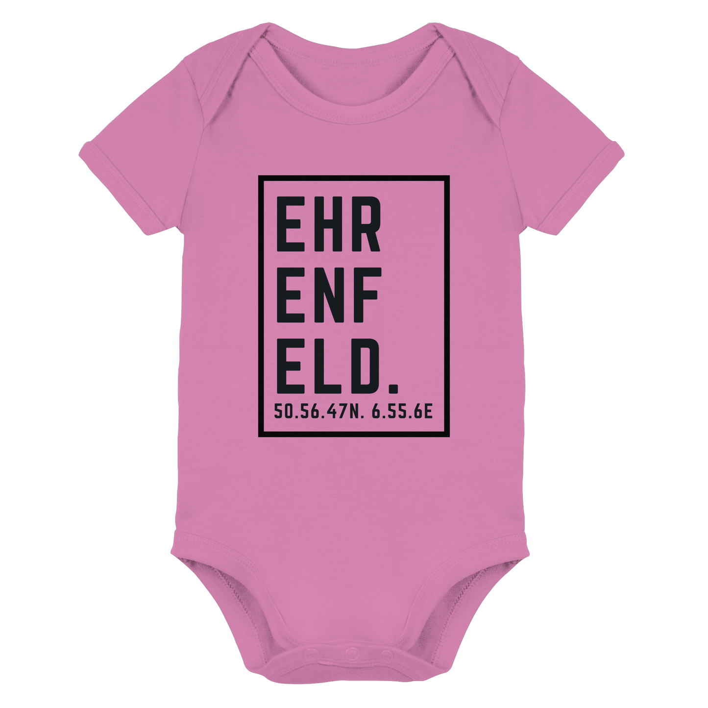 Ehrenfeld Koordinaten (großer Druck auf der Brust) - Organic Baby Bodysuit