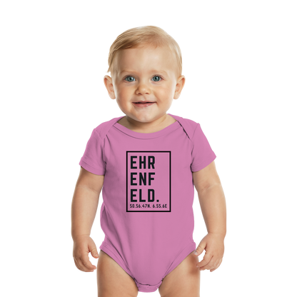 Ehrenfeld Koordinaten (großer Druck auf der Brust) - Organic Baby Bodysuit