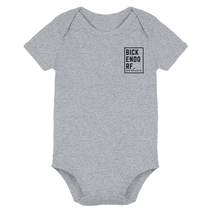 Bickendorf Koordinaten (kleiner Druck auf der Brust) - Organic Baby Bodysuit