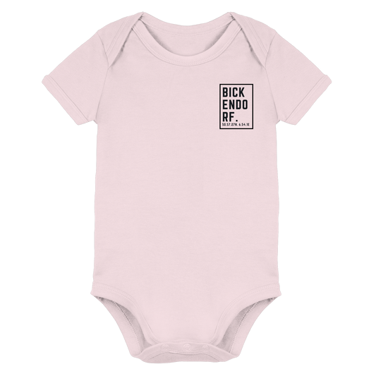 Bickendorf Koordinaten (kleiner Druck auf der Brust) - Organic Baby Bodysuit