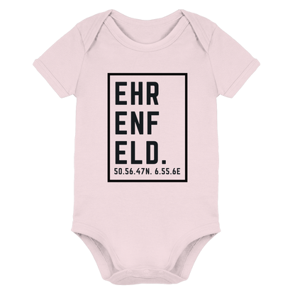 Ehrenfeld Koordinaten (großer Druck auf der Brust) - Organic Baby Bodysuit