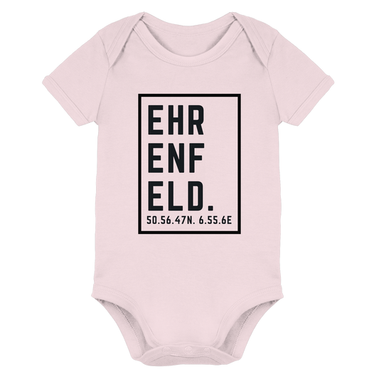 Ehrenfeld Koordinaten (großer Druck auf der Brust) - Organic Baby Bodysuit
