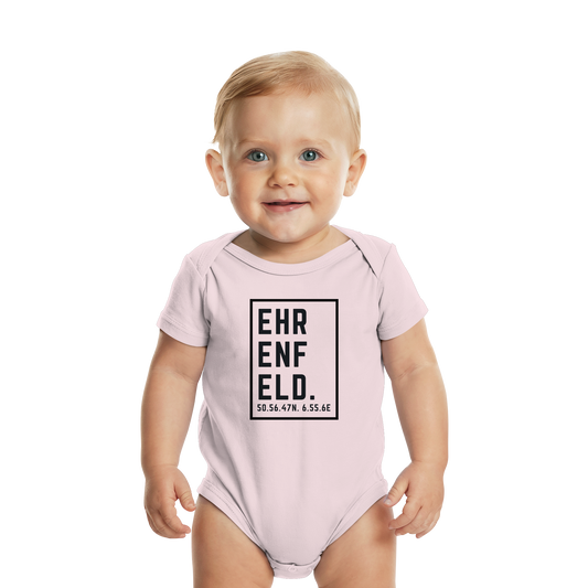 Ehrenfeld Koordinaten (großer Druck auf der Brust) - Organic Baby Bodysuit