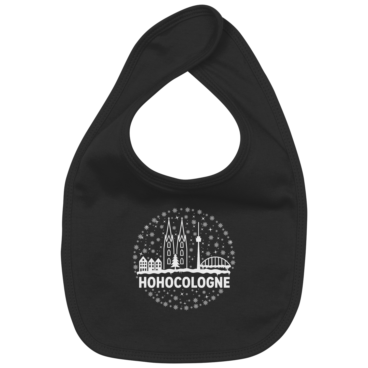HOHOCologne Druck - Organic Baby-Lätzchen