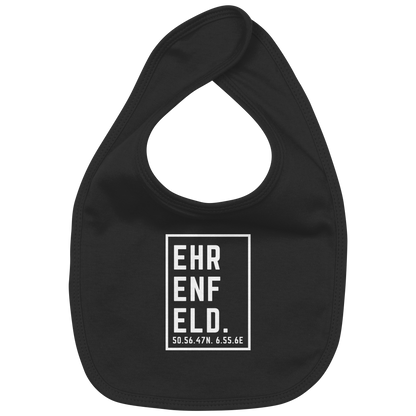 Ehrenfeld Koordinaten (großer Druck auf der Brust) - Organic Baby-Lätzchen