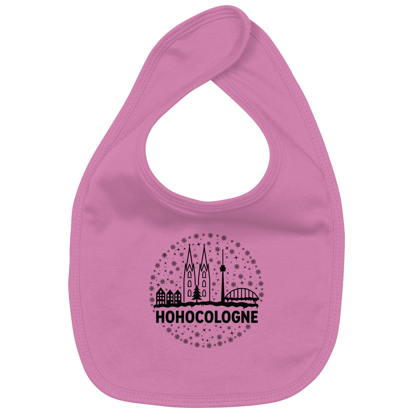 HOHOCologne Druck - Organic Baby-Lätzchen