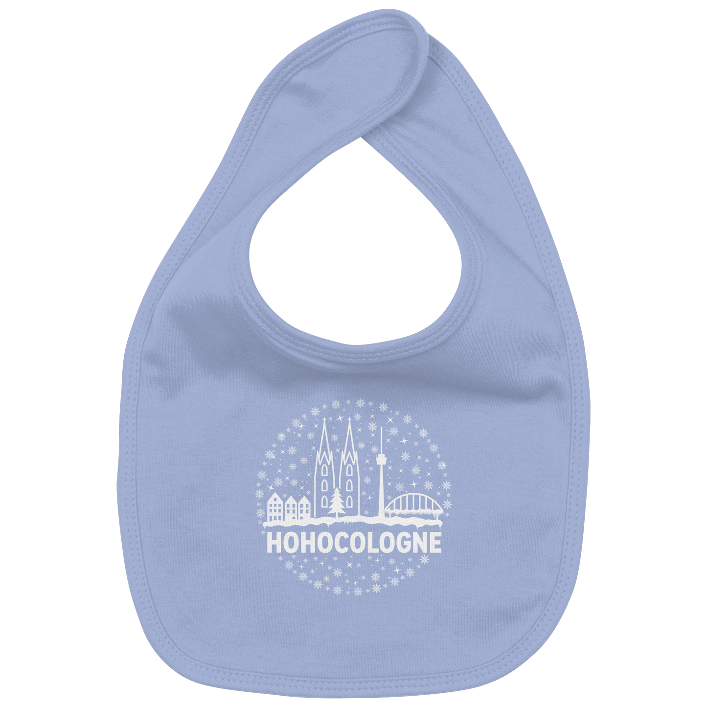 HOHOCologne Druck - Organic Baby-Lätzchen