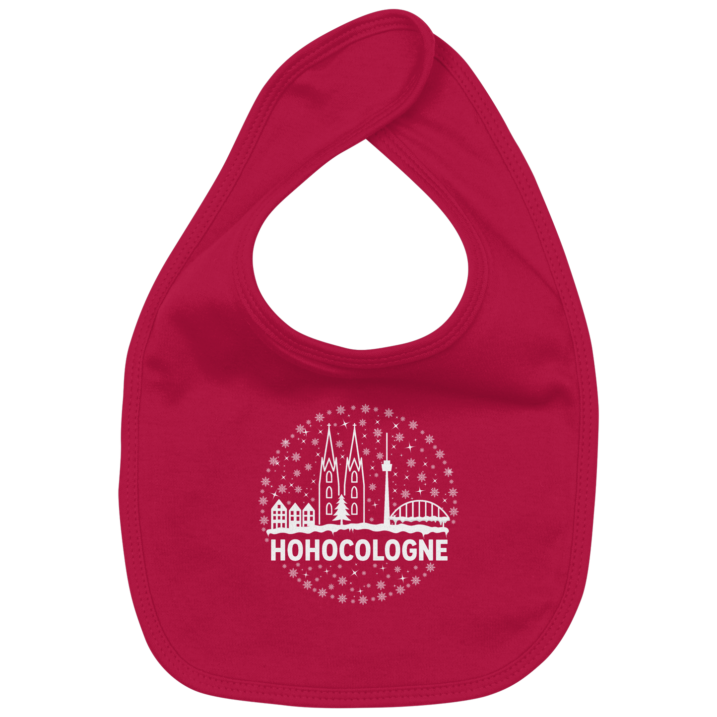 HOHOCologne Druck - Organic Baby-Lätzchen