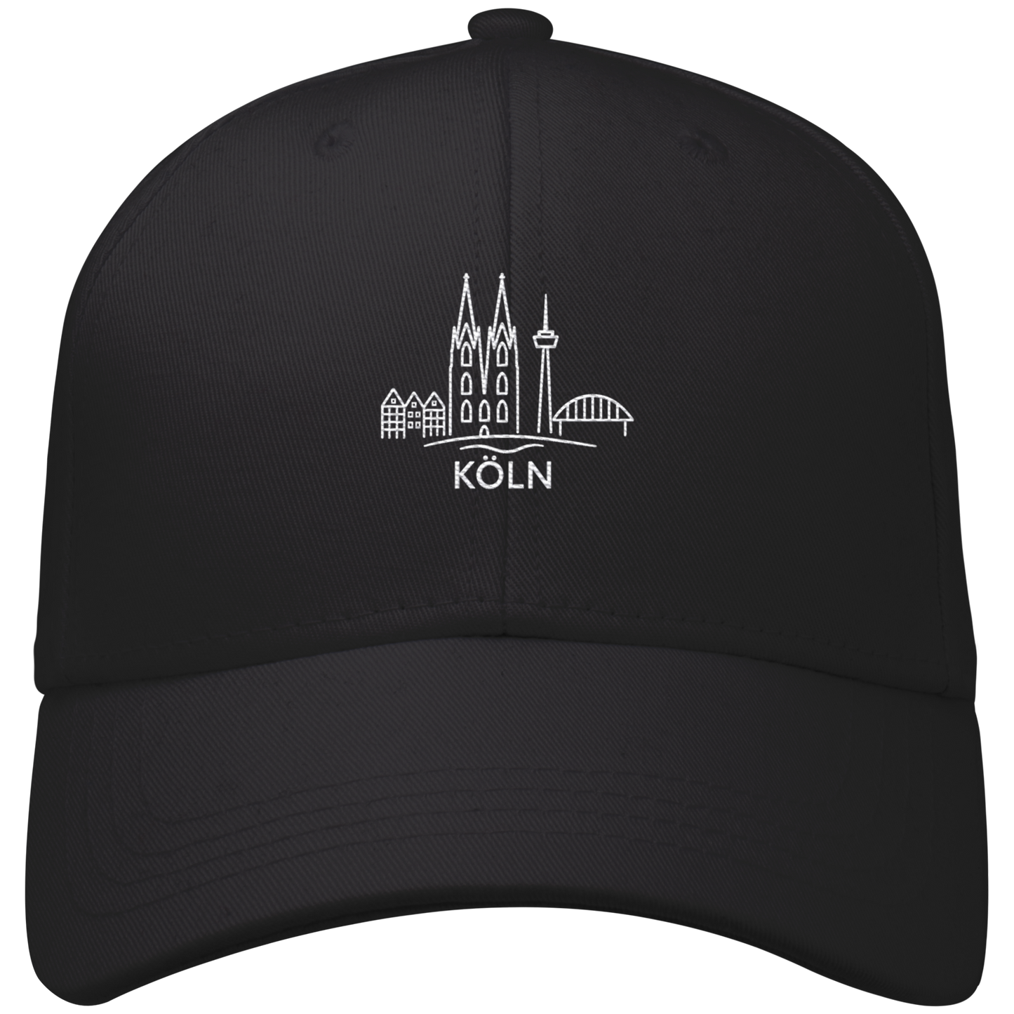 Köln Skyline Stick - Organic Baseball Cap