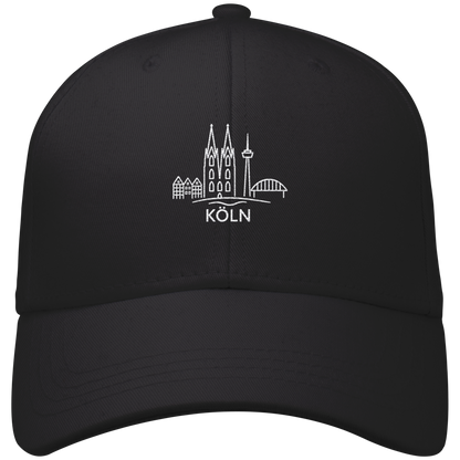Köln Skyline Stick - Organic Baseball Cap