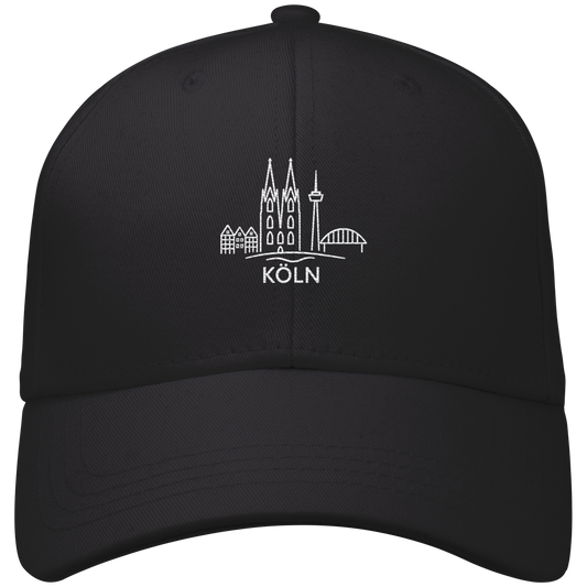 Köln Skyline Stick - Organic Baseball Cap