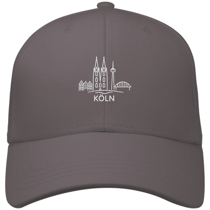Köln Skyline Stick - Organic Baseball Cap