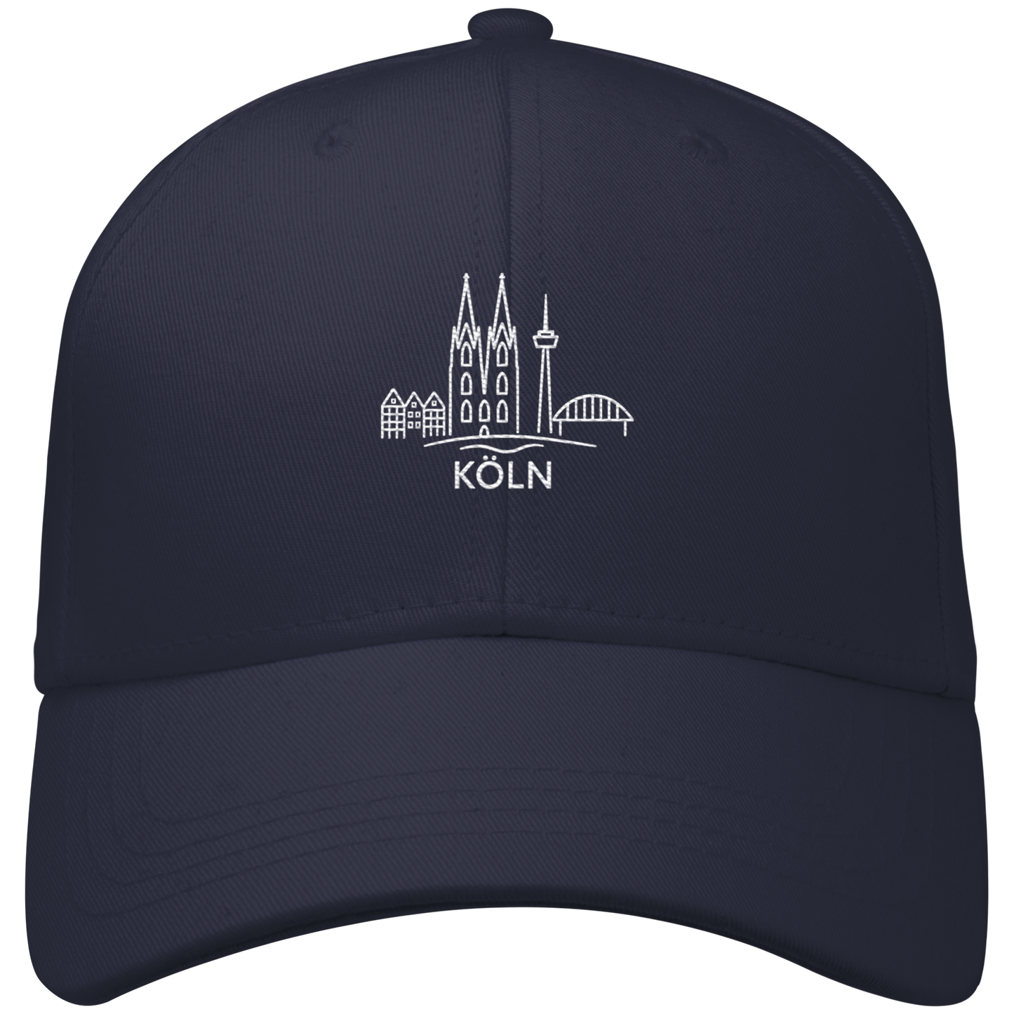 Köln Skyline Stick - Organic Baseball Cap