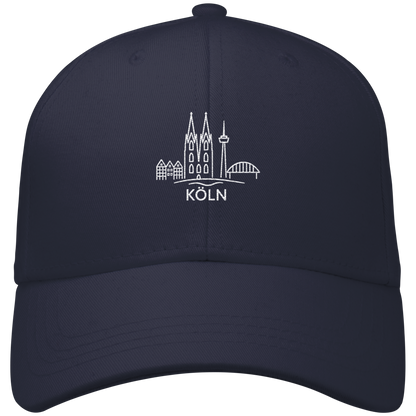 Köln Skyline Stick - Organic Baseball Cap