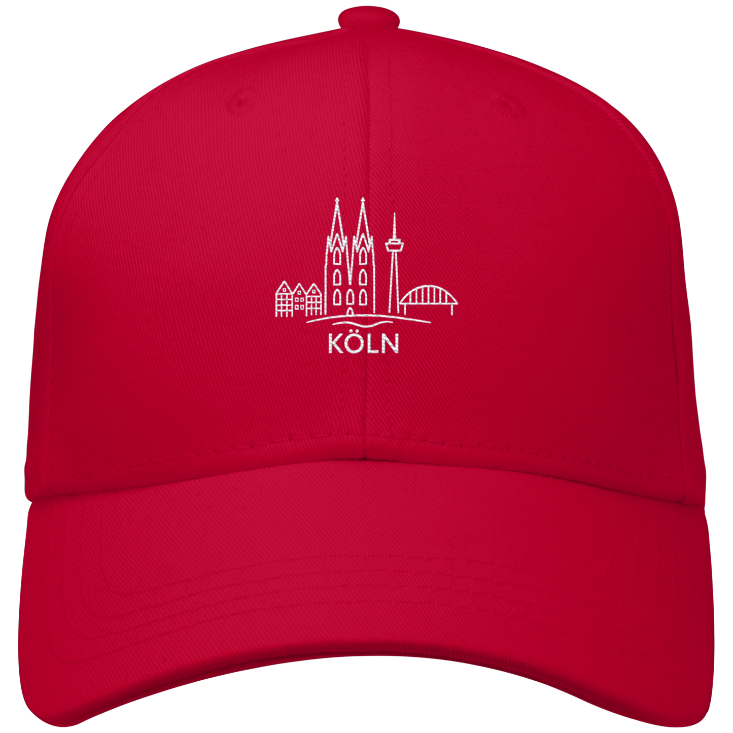 Köln Skyline Stick - Organic Baseball Cap