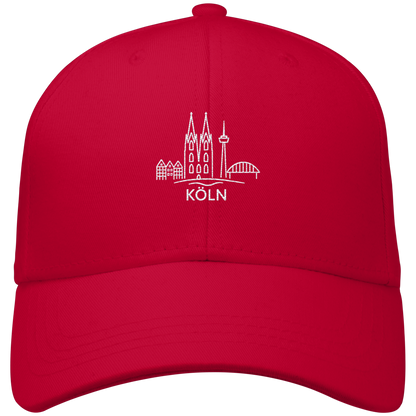 Köln Skyline Stick - Organic Baseball Cap