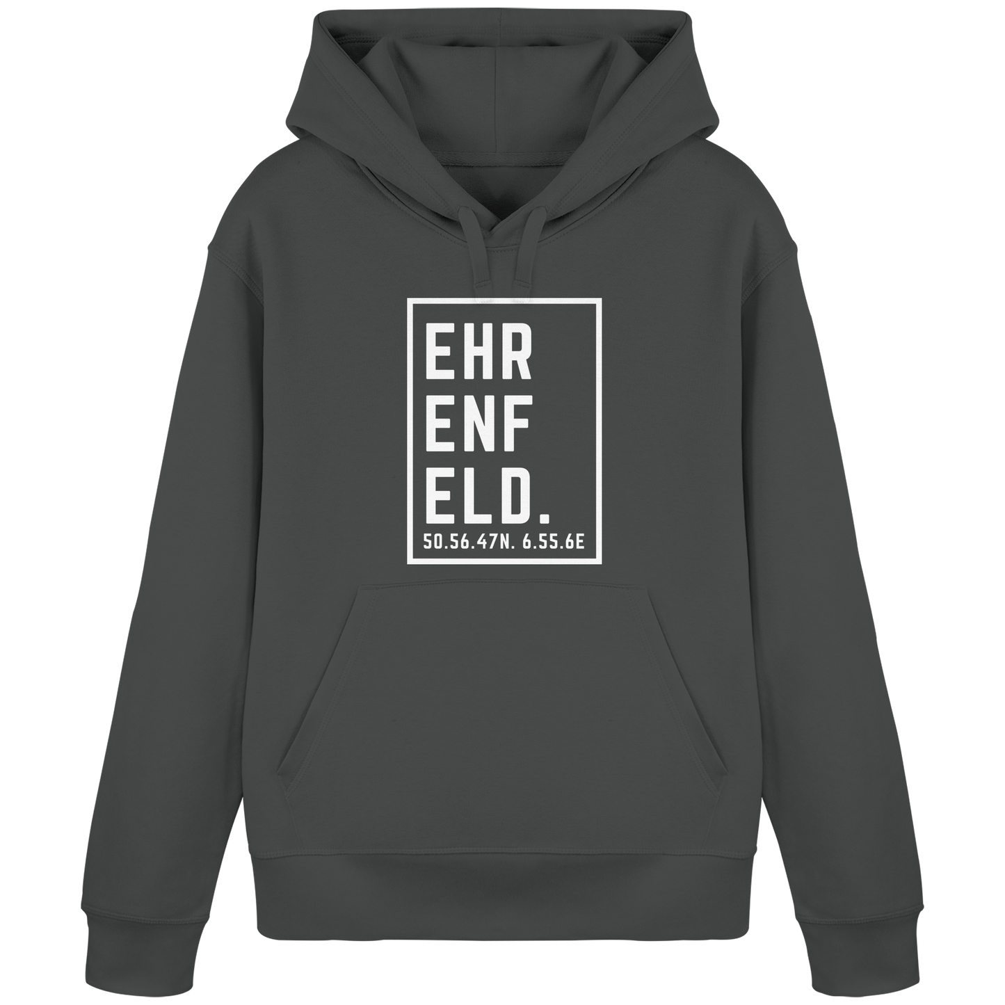 Ehrenfeld Koordinaten (großer Druck auf der Brust) - Organic Basic Hoodie
