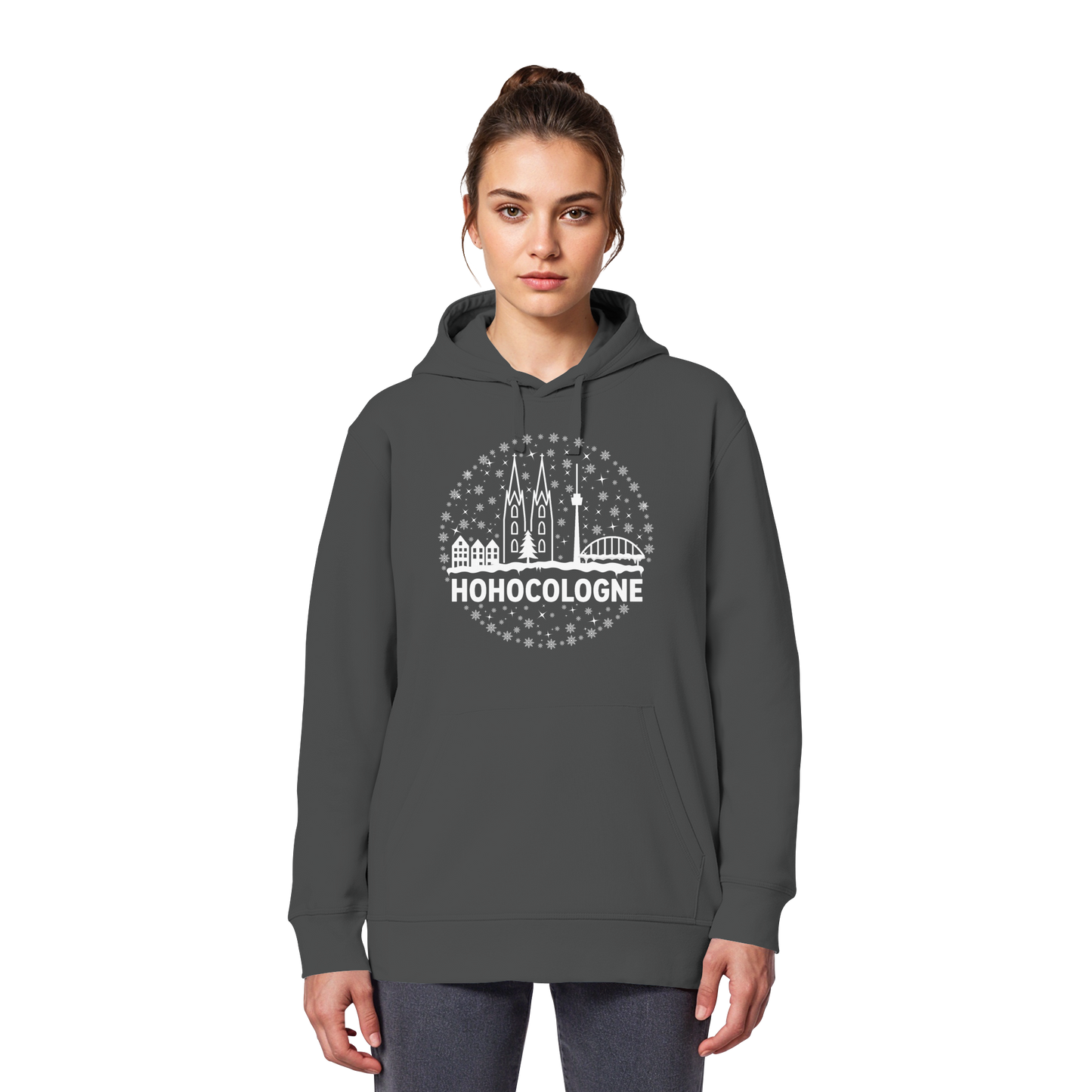 HOHOCologne Druck - Organic Basic Hoodie