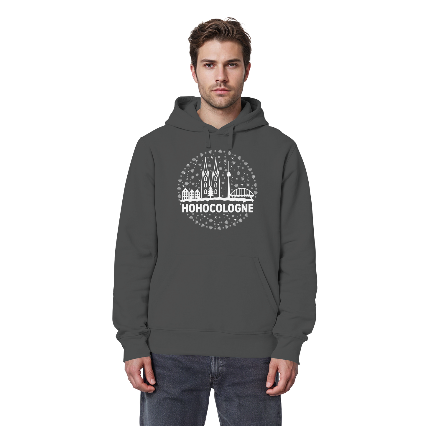 HOHOCologne Druck - Organic Basic Hoodie