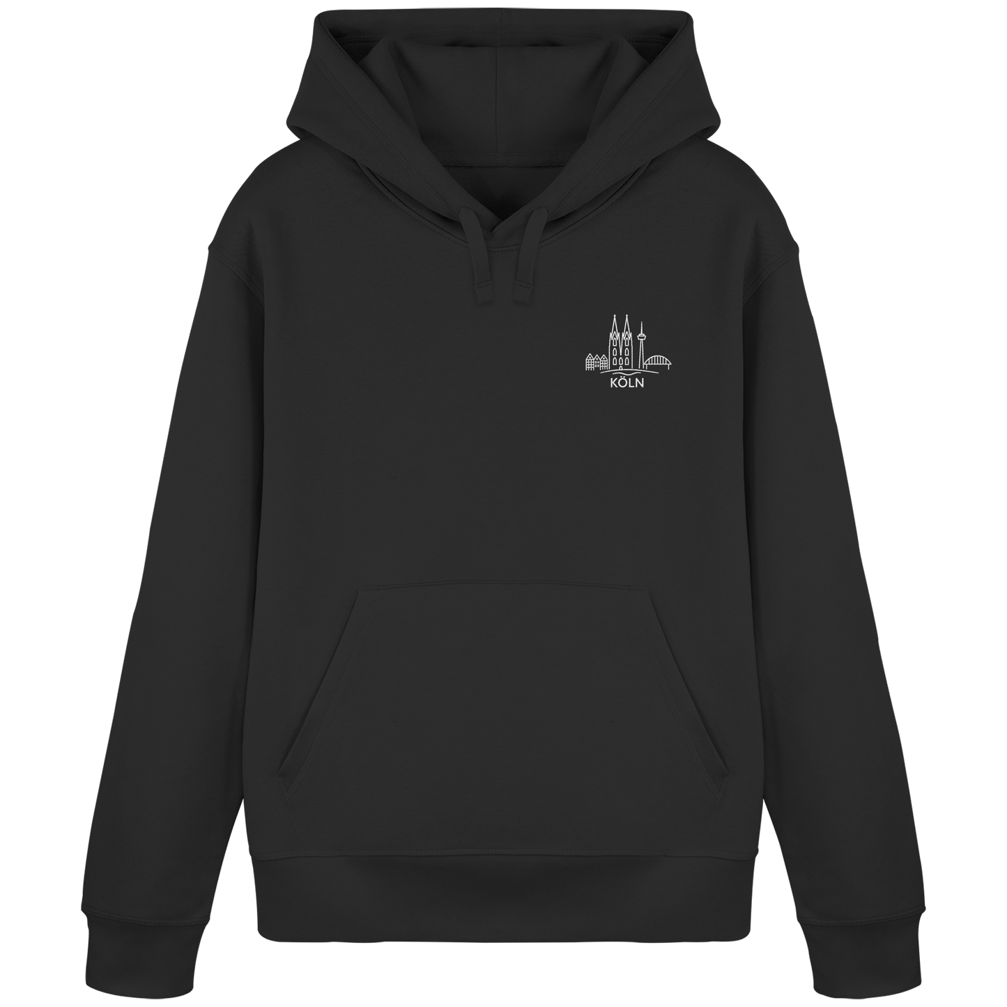 Köln Skyline Stick - Organic Basic Hoodie